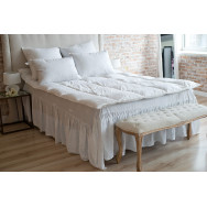 Ковдра пухова 90% сірий пух зимова SoundSleep Zero gravity 200х220 см