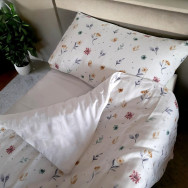 Підлітковий комплект постільної білизни Flowers SoundSleep муслін
