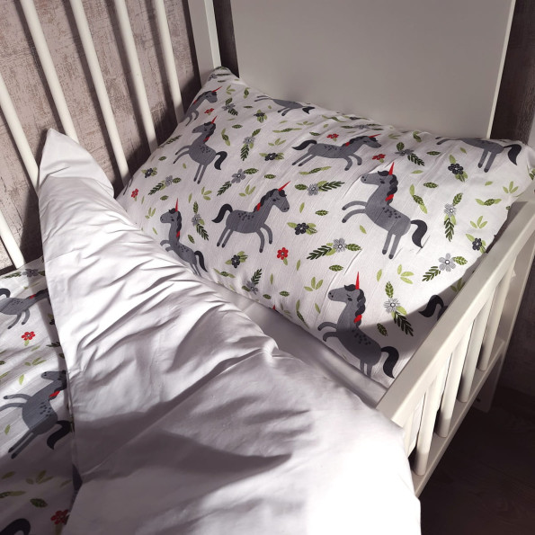 Комплект постельного белья в кроватку Unicorn SoundSleep муслин -
                                                        Фото 4