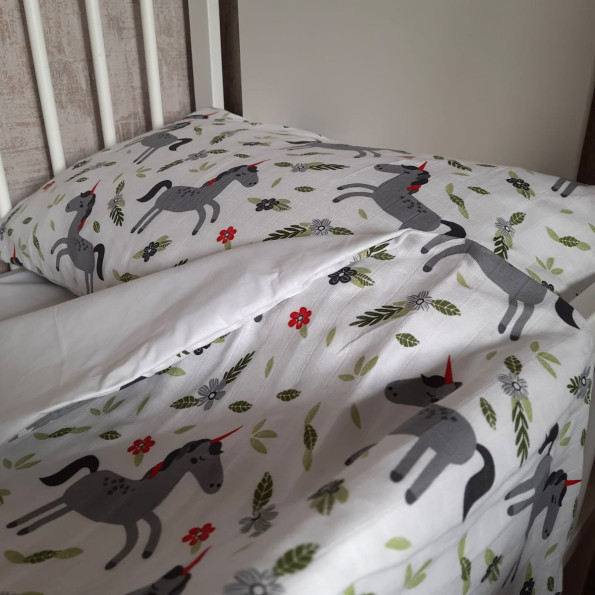 Комплект постельного белья в кроватку Unicorn SoundSleep муслин -
                                                        Фото 5