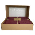 Комплект постільної білизни Muslin SoundSleep Burgundy євро