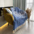 Плед хлопковый SoundSleep Wings синий 140х200 см