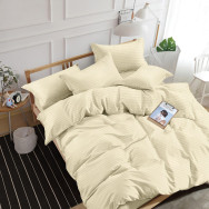 Комплект постельного белья SoundSleep Stripe Beige сатин-страйп бежевый евро