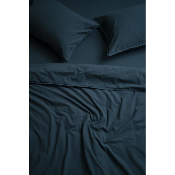 Комплект постельного белья SoundSleep Stonewash Adriatic dark blue семейный синий -
                                                        Фото 3
