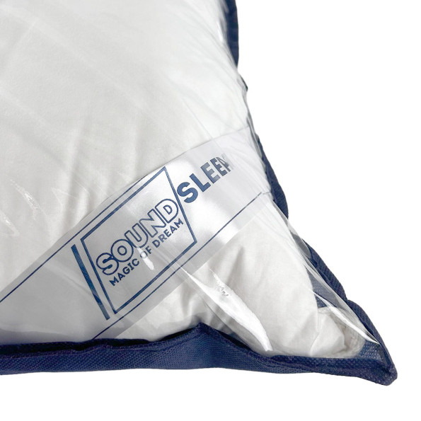 Подушка SoundSleep Elite трикамерна білий пух 50х70 см біла -
Фото 4 Подушка SoundSleep Elite трикамерна білий пух 50х70 см біла -
Фото 4