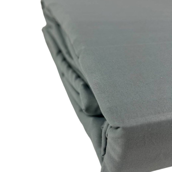 Комплект постільної білизни Fiber Grey Stripe Emily мікрофібра сірий полуторний -
                                                        Фото 3