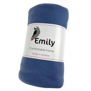 Плед флисовый Levity Emily сине-серый 150х200 см