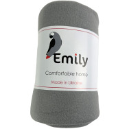 Плед флисовый Levity Emily серый 150х200 см