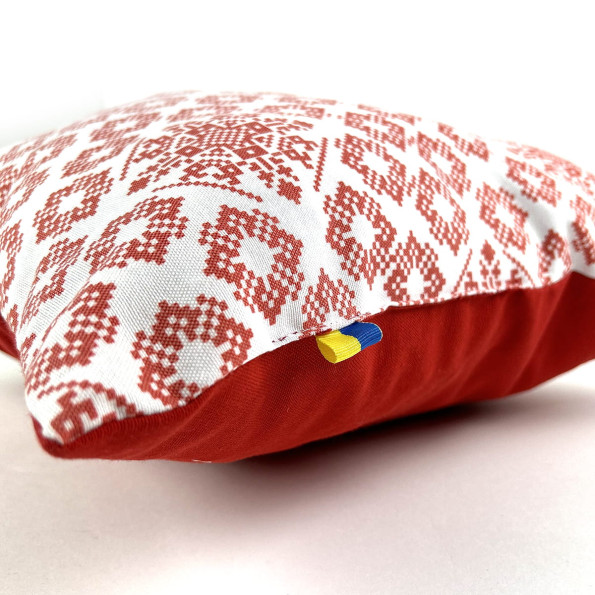 Подушка декоративная Код Незламної Нації SoundSleep красный с белым -
                                                        Фото 2