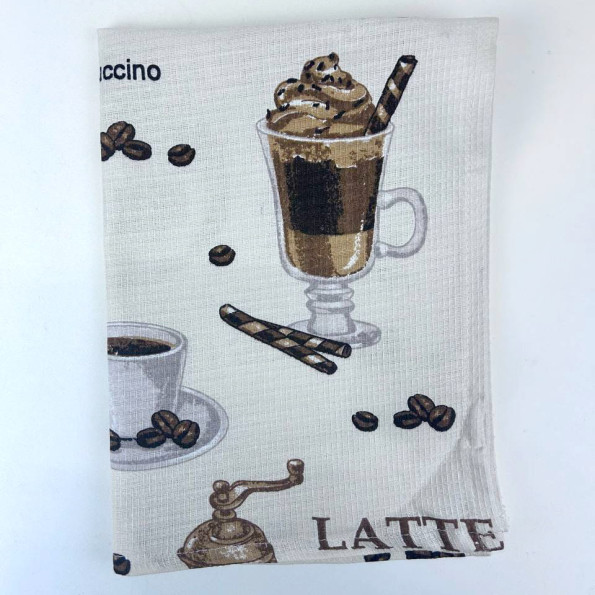 Рушник вафельний кухонний Coffee Emily біло-коричневий 46х60 см -
Фото 2 Рушник вафельний кухонний Coffee Emily біло-коричневий 46х60 см -
Фото 2