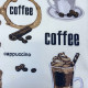 Рушник вафельний кухонний Coffee Emily біло-коричневий 46х60 см -
                                                        Фото 4