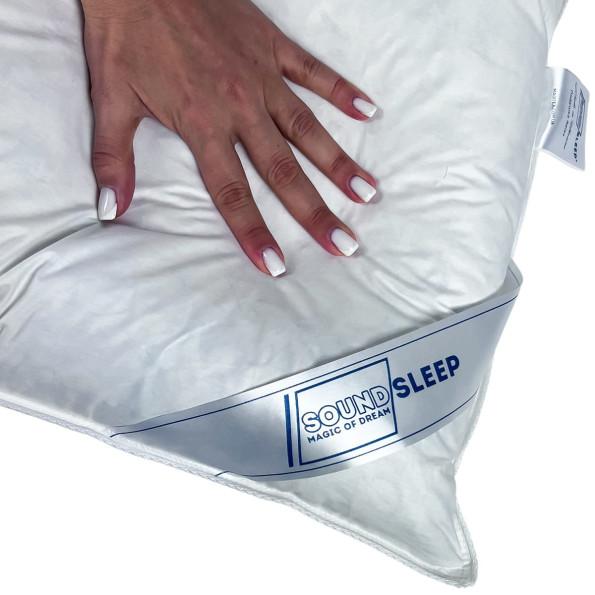 Подушка SoundSleep Relax 5% пуха 70х70 см белая -
Фото 5 Подушка SoundSleep Relax 5% пуха 70х70 см белая -
Фото 5