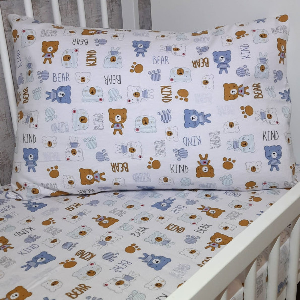 Комплект постільної білизни дитячий Sleeping bears SoundSleep фланель -
                                                        Фото 2