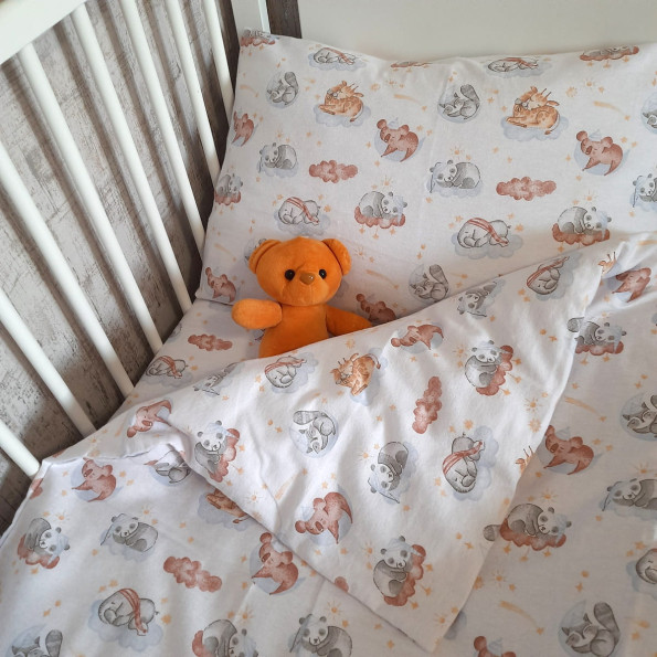 Комплект постельного белья детский Sleepig animals SoundSleep фланель -
                                                        Фото 2
