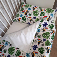 Комплект постельного белья в кроватку Jungle SoundSleep муслин