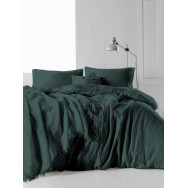 Комплект постельного белья SoundSleep Muslin Dark Green евро Комплект постельного белья SoundSleep Muslin Dark Green евро
