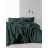 Комплект постельного белья SoundSleep Muslin Dark Green евро