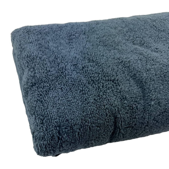 Рушник махровий з петелькою SoundSleep Delicat темно-сірий 50х90 см -
                                                        Фото 4