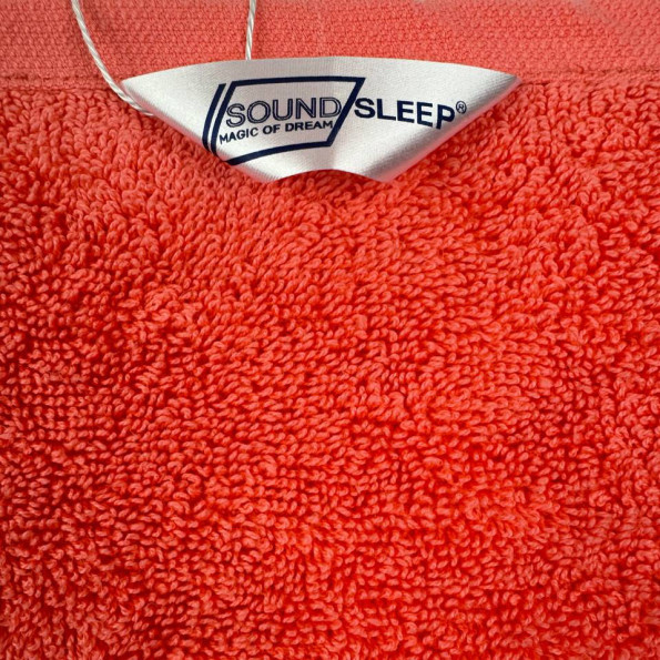 Полотенце махровое SoundSleep Delicat с петелькой 500грм 70х140 см персиковый пух -
Фото 2 Полотенце махровое SoundSleep Delicat с петелькой 500грм 70х140 см персиковый пух -
Фото 2