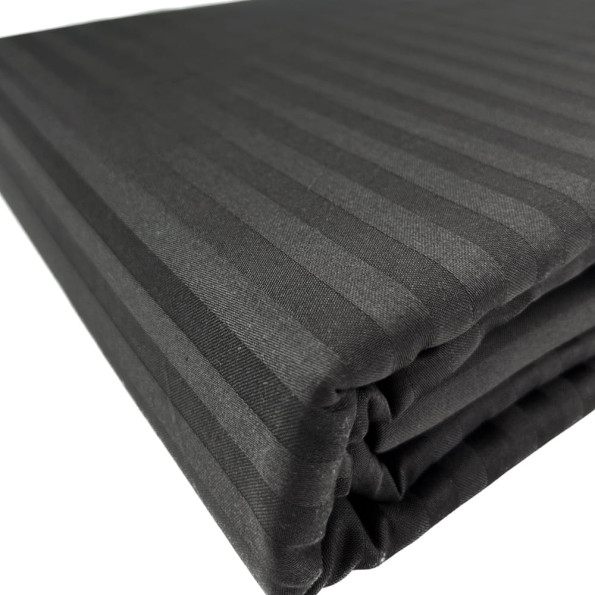 Комплект постільної білизни SoundSleep Stripe Chocolate сатин-страйп шоколад сімейний -
                                                        Фото 3