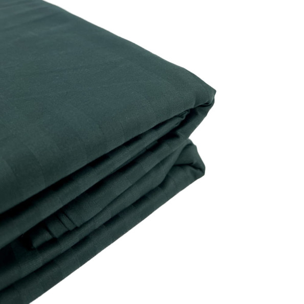 Комплект постільної білизни SoundSleep Stripe Dark Green сатин-страйп темно-зелений сімейний -
                                                        Фото 4