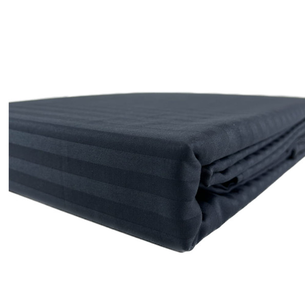 Комплект постельного белья SoundSleep Stripe Antracit сатин-страйп антрацит семейный -
                                                        Фото 3