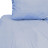 Простирадло на резинці фланелева Delicacy SoundSleep блакитна 160х200 см