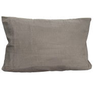 Наволочка фланелевая Delicacy SoundSleep серая 50х70 см
