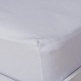 Простынь на резинке фланелевая Delicacy SoundSleep белая 90х200 см