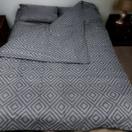 Комплект постельного белья Rhomb Black SoundSleep бязь евро Комплект постельного белья Rhomb Black SoundSleep бязь евро