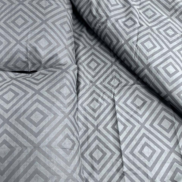 Комплект постільної білизни Rhomb Black SoundSleep бязь євро -
                                                        Фото 5