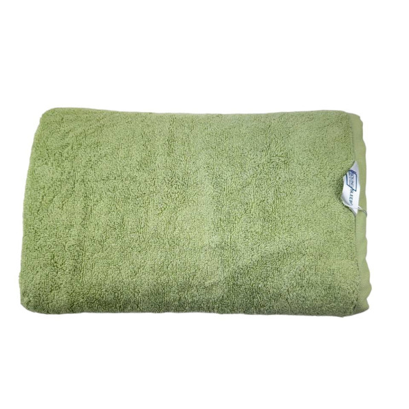 Рушник махровий з петелькою SoundSleep Delicat олива 50х90 см -
                                                        Фото 4
