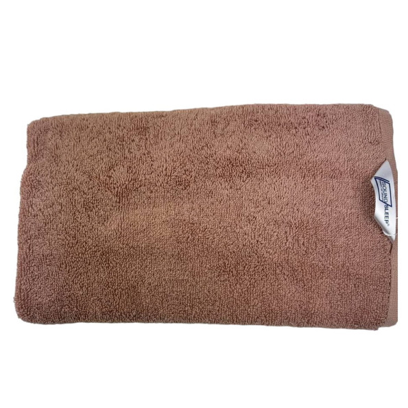 Рушник махровий з петелькою SoundSleep Delicat бежевий 70х140 см -
                                                        Фото 2
