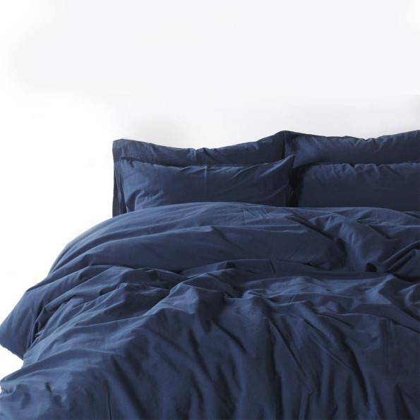 Пододеяльник SoundSleep Stonewash Adriatic dark blue 160х220 см синий Пододеяльник SoundSleep Stonewash Adriatic dark blue 160х220 см синий