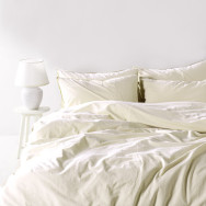 Комплект постельного белья SoundSleep Stonewash Adriatic milky семейный молочный Комплект постельного белья SoundSleep Stonewash Adriatic milky семейный молочный
