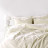 Комплект постельного белья SoundSleep Stonewash Adriatic milky семейный молочный