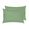 Комплект наволочок SoundSleep Soft Green бязь 50х70 см 2 шт зелений