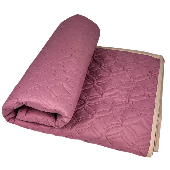 Покрывало двустороннее Soft Dream SoundSleep розово-ванильное 200х220 см Покрывало двустороннее Soft Dream SoundSleep розово-ванильное 200х220 см