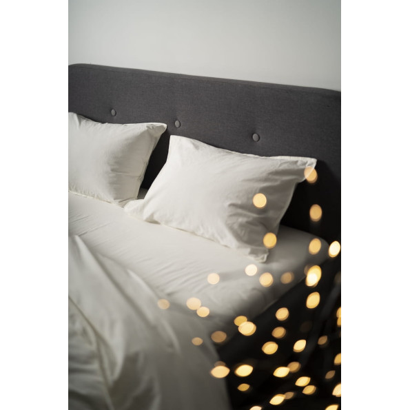 Комплект постільної білизни SoundSleep Stonewash Adriatic milky сімейний молочний -
                                                        Фото 5
