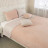 Покрывало велюровое стеганое Tenderness SoundSleep пудра 220х240 см