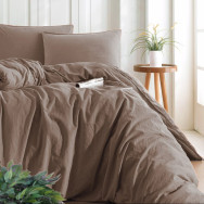 Комплект постельного белья SoundSleep Stonewash Adriatic Coffee евро кофейный Комплект постельного белья SoundSleep Stonewash Adriatic Coffee евро кофейный