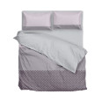 Комплект постельного белья SoundSleep Lonias бязь Двуспальный евро 200х220 см серый