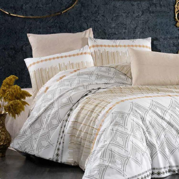 Комплект постільної білизни SoundSleep Damask ранфорс євро