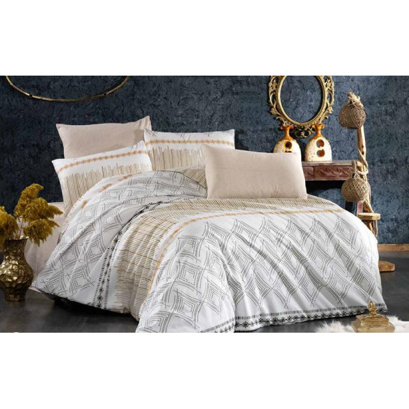 Комплект постільної білизни SoundSleep Damask ранфорс євро -
                                                        Фото 2