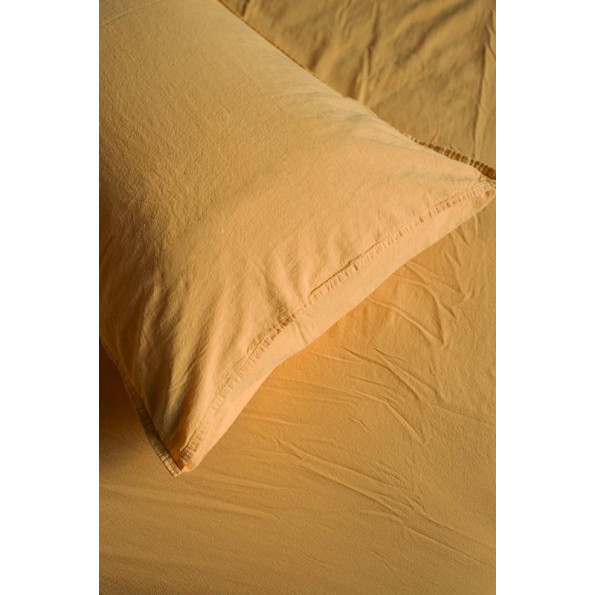 Комплект постільної білизни SoundSleep Stonewash Adriatic Гірчиця євро -
                                                        Фото 6