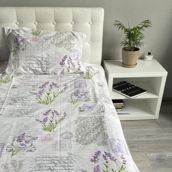 Комплект постільної білизни SoundSleep Lavander бязь євро -
Фото 3 Комплект постільної білизни SoundSleep Lavander бязь євро -
Фото 3