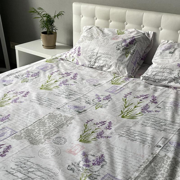 Комплект постільної білизни SoundSleep Lavander бязь євро -
Фото 5 Комплект постільної білизни SoundSleep Lavander бязь євро -
Фото 5