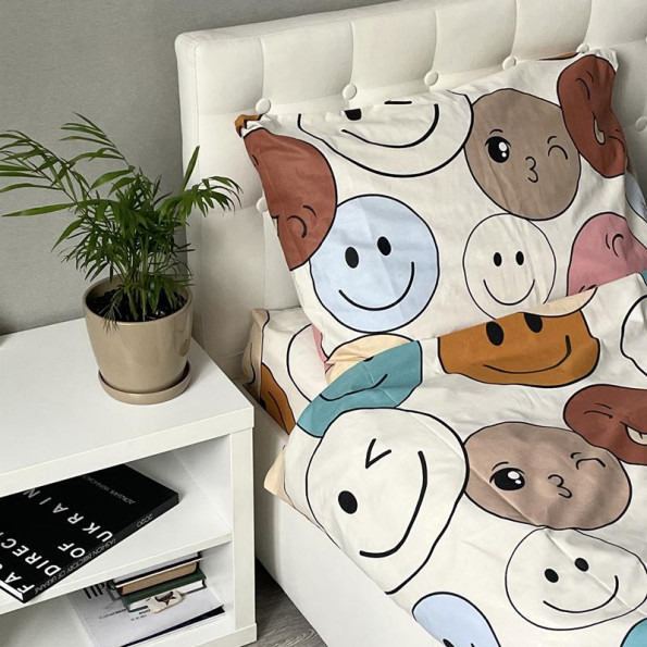 Комплект постільної білизни SoundSleep Soft Emojical бязь підлітковий