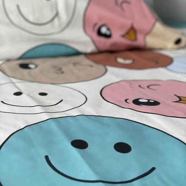 Комплект постільної білизни SoundSleep Soft Emojical бязь підлітковий -
                                                        Фото 4