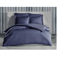 Комплект постельного белья Stripe Graphite SoundSleep сатин-страйп графит евро